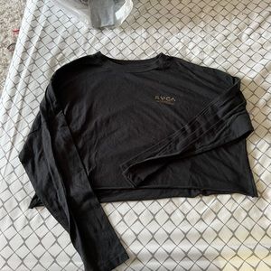 cropped tillys RVCA Womens Crop Tee